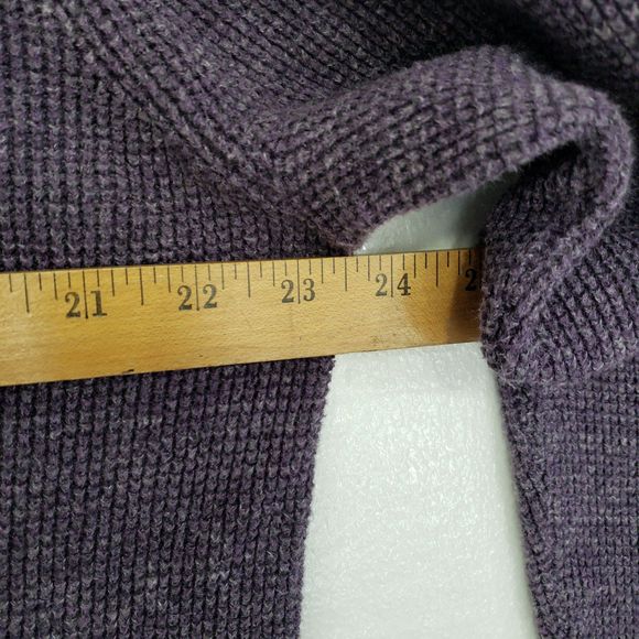 Michael Kors Men's Large Purple Cotton and Wool Blend Sweater - Picture 5 of 8
